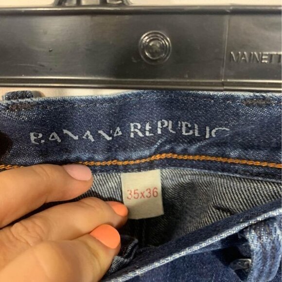 BANANA republic jeans. Size 35x36. Excellent condition. Gorgeous fade. - Picture 4 of 8